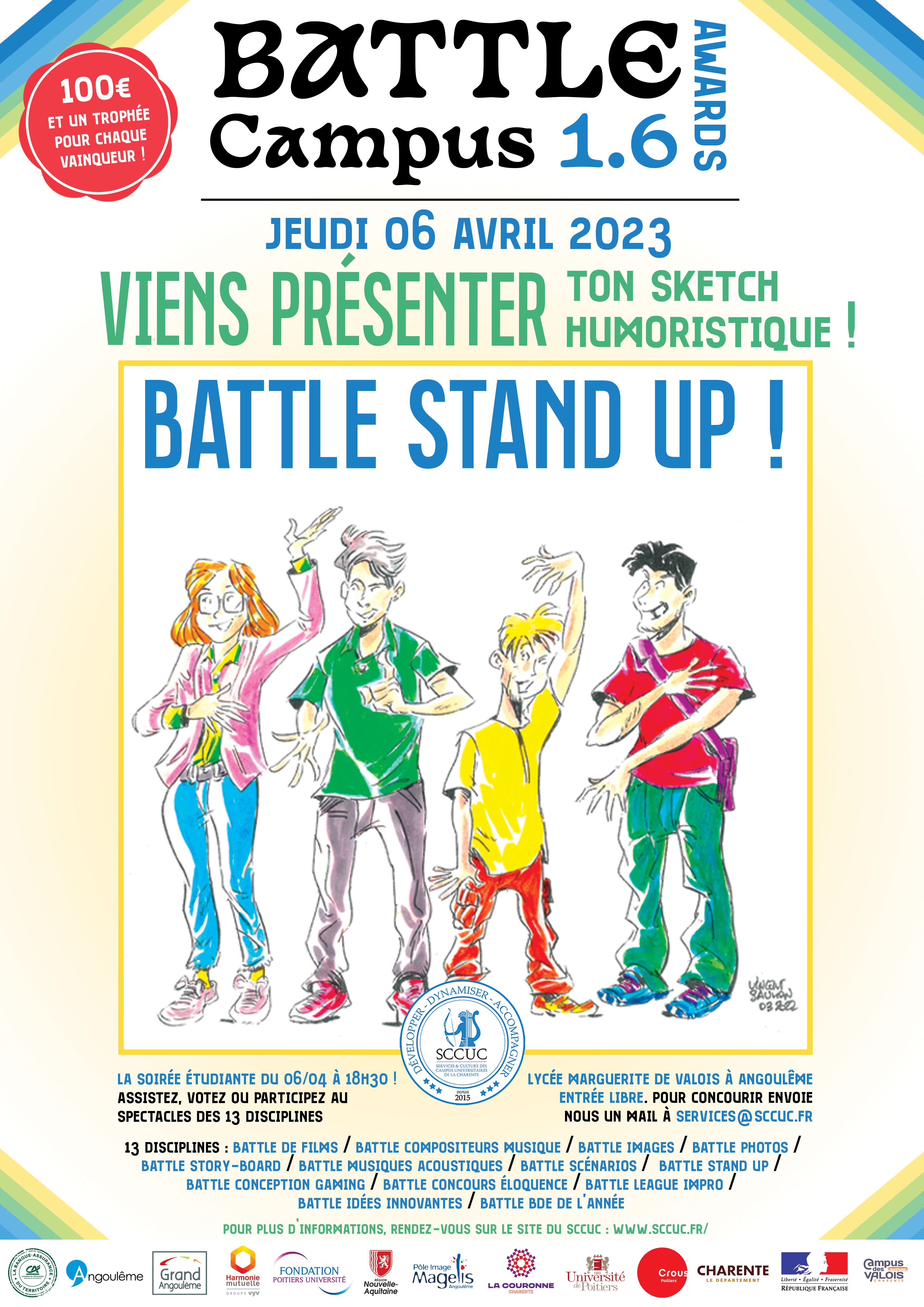 battle stand up affiche