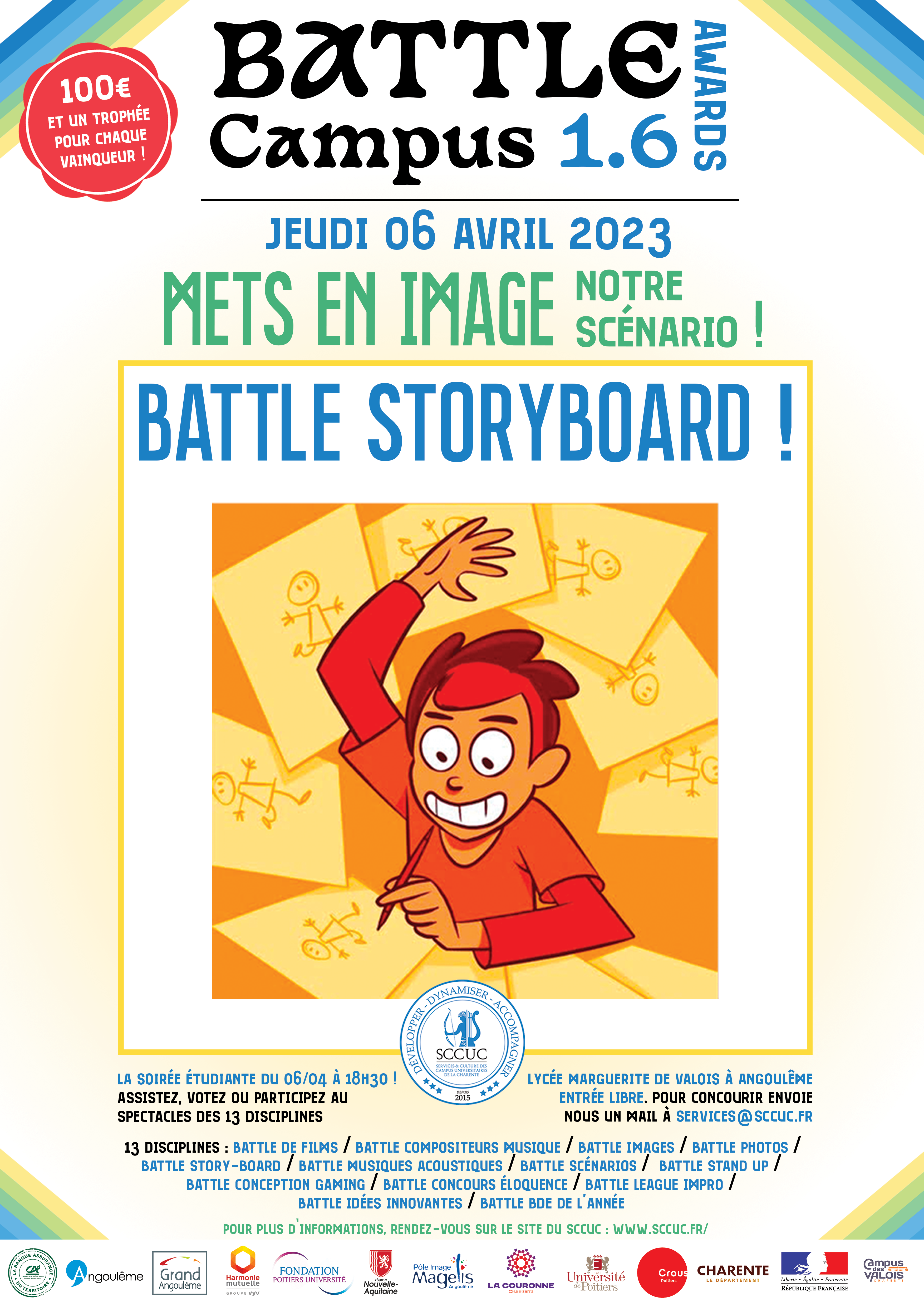 battle storyboard affiche