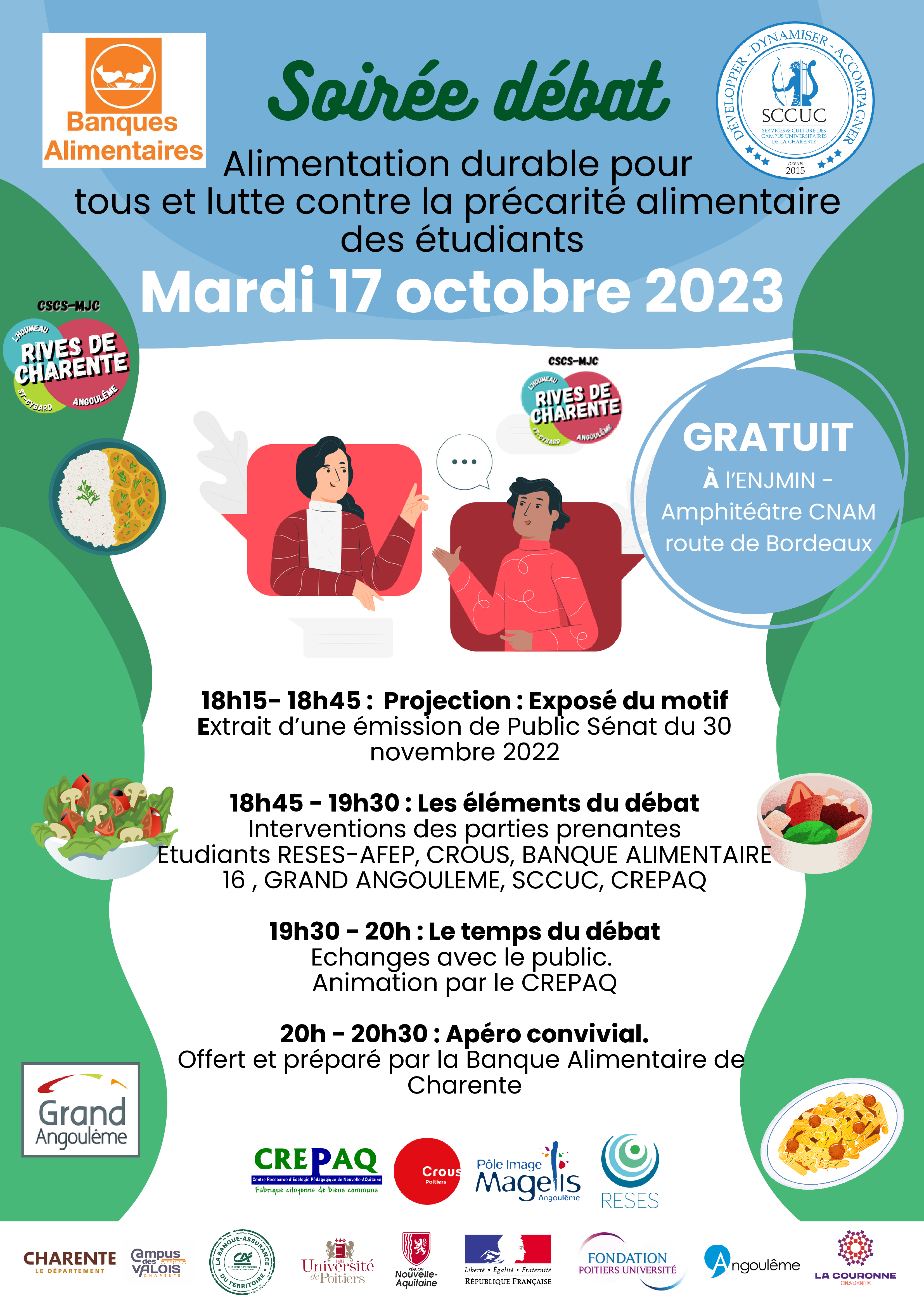 affiche alimentation durable