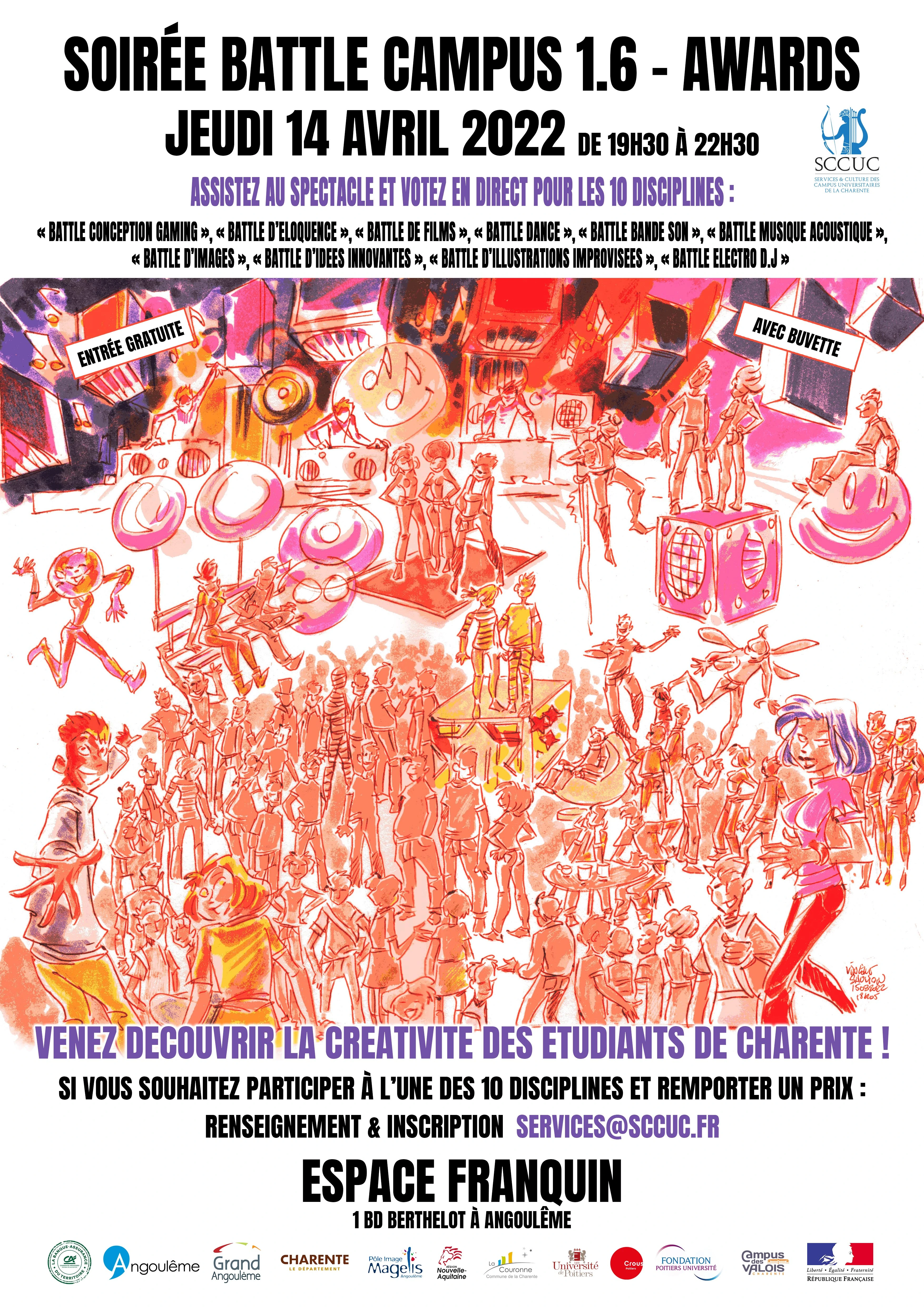 affiche battle campus