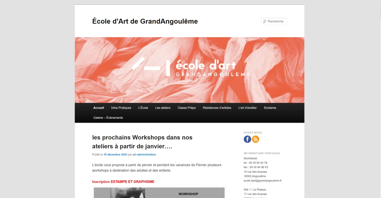 ecole d'art