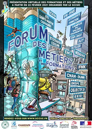 affiche forum des metiers 2021