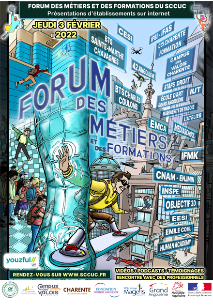 affiche forum des metiers 2022