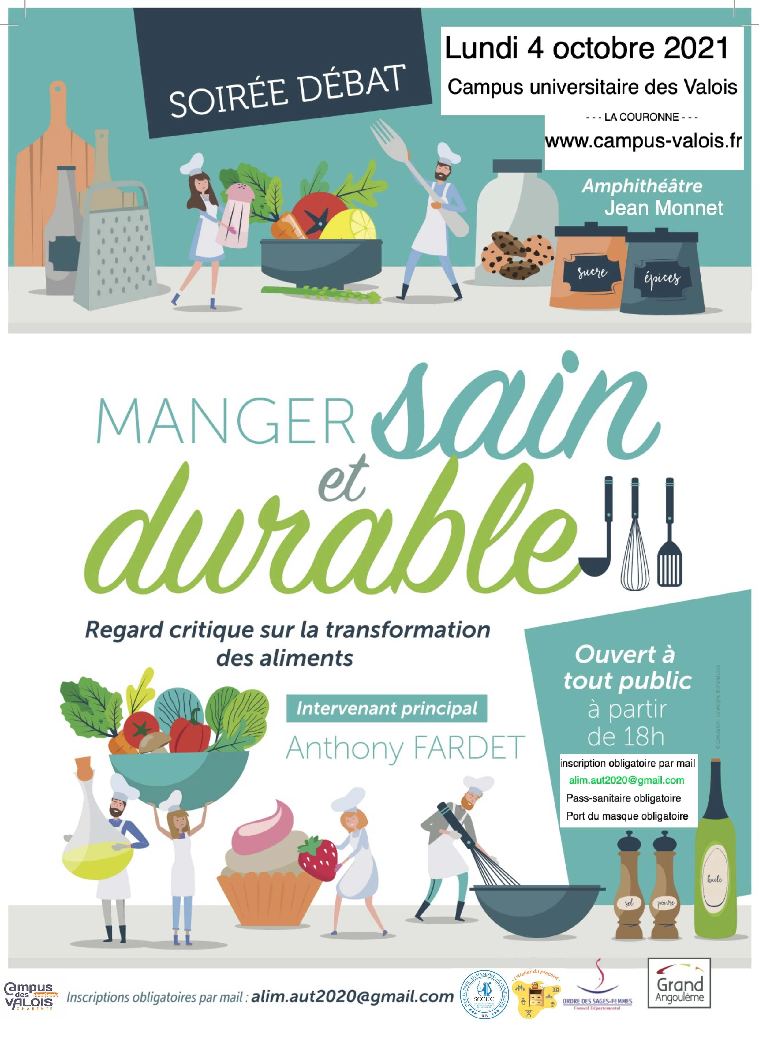 affiche rmanger sain et durable