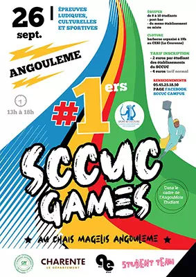 affiche sccuc games sport