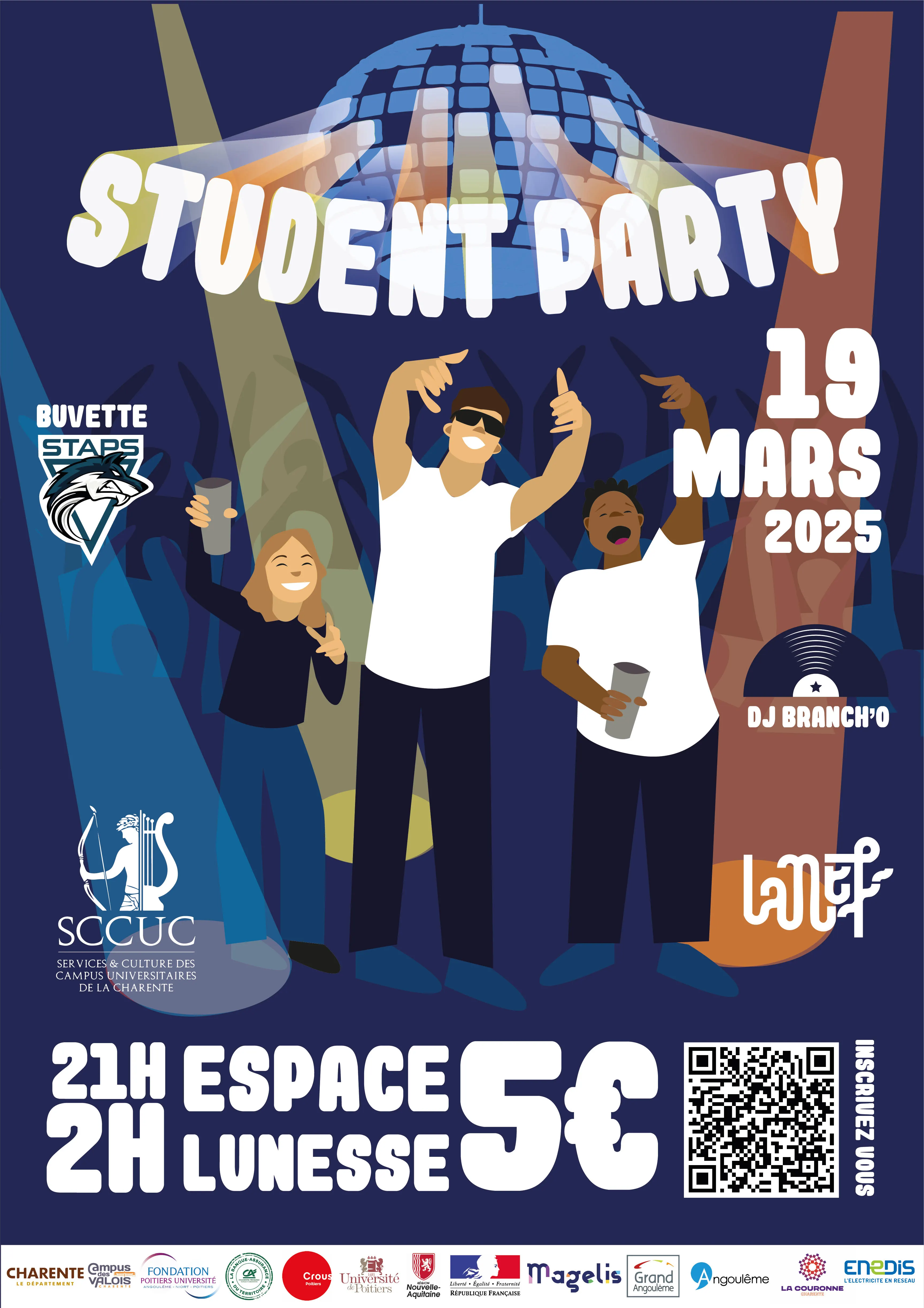 save the date student party
